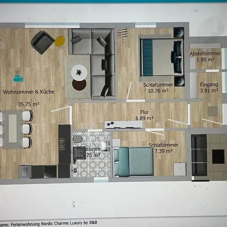 Apartamento Nordic Charme Luxury By *